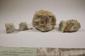 RHODIZITE with MICROCLINE