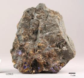 Frondelite with Phosphosiderite