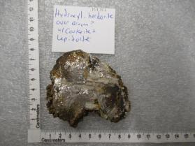 hydroxyl-herderite over brown? w/ cookeite + lepidolite