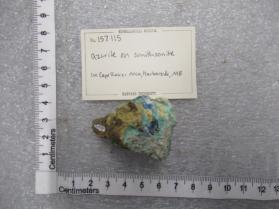 azurite  on smithsonite