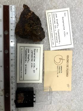 Sonoraite xls on Jarosite xls