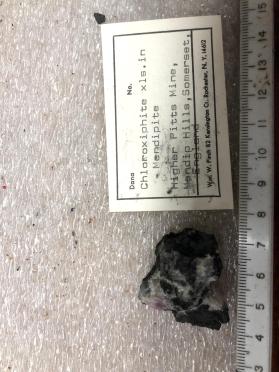 Chloroxiphite xls in Mendipite