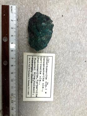 Cobaltomenite xls. with Demesmaekerite xls., Derriksite xls., Chalcomenite, Torbernite
