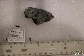 Altaite with Rickardite