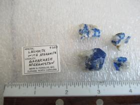 Lazurite with Afghanite (4 pieces):