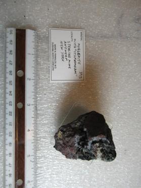 Millerite with Stilpnomelane