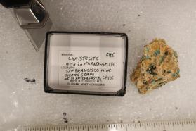 Christelite with Zincian-Paratacamite