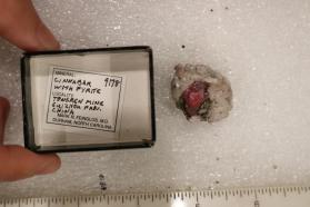 Cinnabar with Pyrite