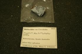 Riebickite, var, Crocidolite