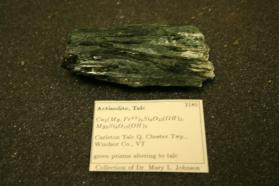 actinolite, talc