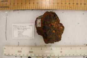 Phoenicochroite with Crocoite, Vauquelinite, and Embryite