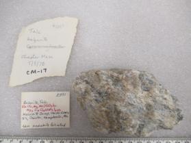 Ankerite, Talc