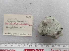 Copper, Prehnite