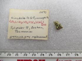 Hinsdalite @ Pyromorphite
