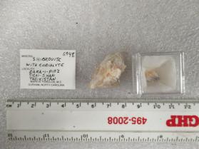 Shibkovite with Eudialyte (2 pieces