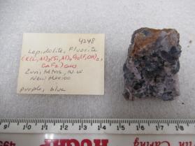 Lepidolite, Fluorite