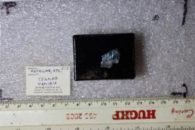 Devilline with Linarite, Serpierite
