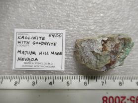 Kaolinite with Goudeyite
