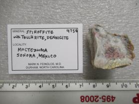 Spiroffite with Tellurite and Denningite