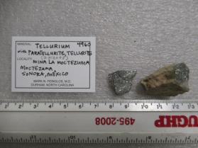 Tellurium with Paratellurite (2 pieces)