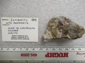 Zemannite with Denningite