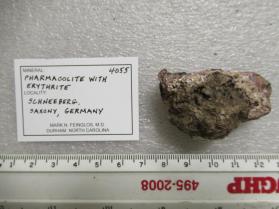 Pharmacolite with Erythrite