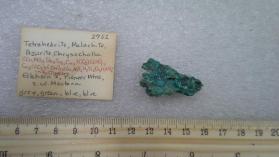 Tetrahedrite, Malachite, Azurite, Chrysocholla