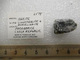 Hakite with Clausthalite and Brazilianite