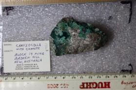 Chrysocolla with Cuprite