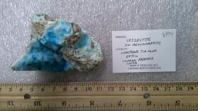 Veszelyite with Hemimorphite