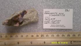 Rhodochrosite with Fluorapatite