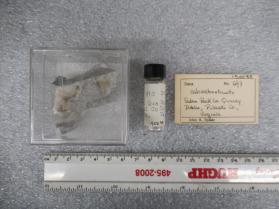 Strontianite (var. emmonite)