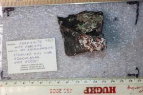 Serpierite with Sarkinite