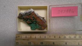 Murdochite on Malachite Cerussite