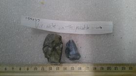 Vivianite on triphylite
