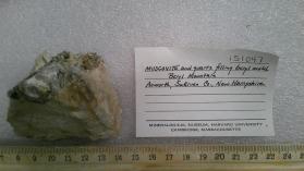 Muscovite and quartz