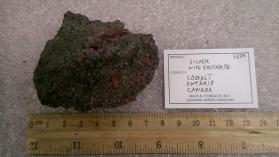 Silver with Erythrite