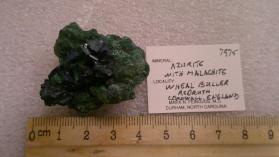 Azurite with Malachite