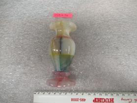 dyed chalcedony candle stick holder