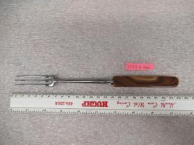 fork with agate handle