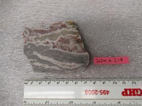 sandstone with quartz/feldspar veins