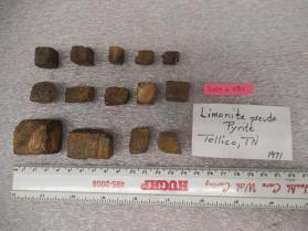limonite pseudo pyrite