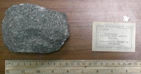 Limestone passing into amphibolite