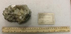 Calcite and pyrite