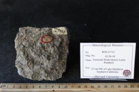 Temescal Quartz Latite Porphyry