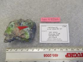 Yafsoanite with Khinite-3T