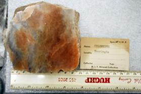 Celestite, cut and polished
