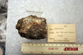 Vesuvianite crystal in matrix