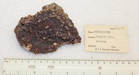 Descloizite crystals on matrix