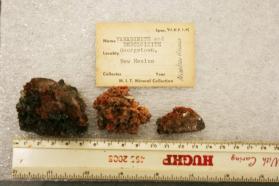 Descloizite and Vanadinite crystals on matrix